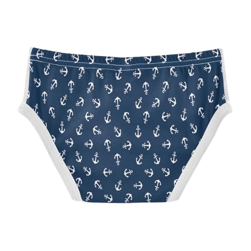 Boys' Exclusive Briefs Toddler Underwear 95% Combed Cotton Boxerbriefs 2T Nautical Anchor Pattern 142