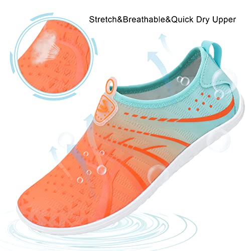 Image of Spesoul Womens and Mens Water Shoes Breathable Quick Dry Soft Barefoot Aqua Socks for Hiking Swim Beach Surf Yoga Sport