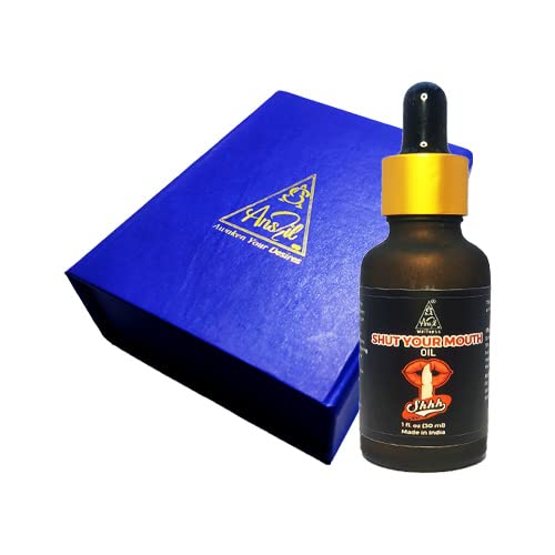 Anshil Shut Your Mouth Oil | Magickal Ritual and Spell Oil (Pack of 1) 30 Ml