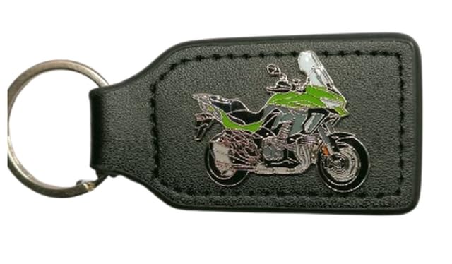 Porte-clés pour Kawasaki Versys Gr., porte-clés pour Kawasaki Versys, porte-clés, porte-clés, porte-clés, porte-clés, moto, Partie en cuir synthétique...