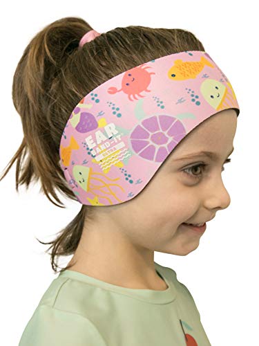 Ear Band-it Ultra zwemmen hoofdband - Beste Swimmer's hoofdband - Houd water buiten, houd oordopjes in - Doctor Aanbevolen - Veilige oordopjes - Uitgevonden door KNO-arts (Sea Life, Small (Leeftijd 1-3)) - Image 3