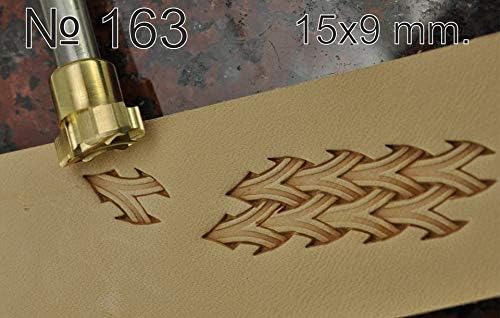 DandS ltdLeather Working Tools Carving Punches Stamp Craft Saddle Brass #163