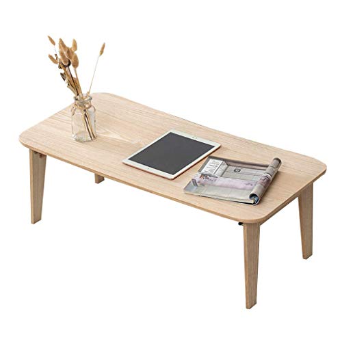 Table pliante naturelle en bois table basse pour ordinateur portable pliable 60-80cm - 2