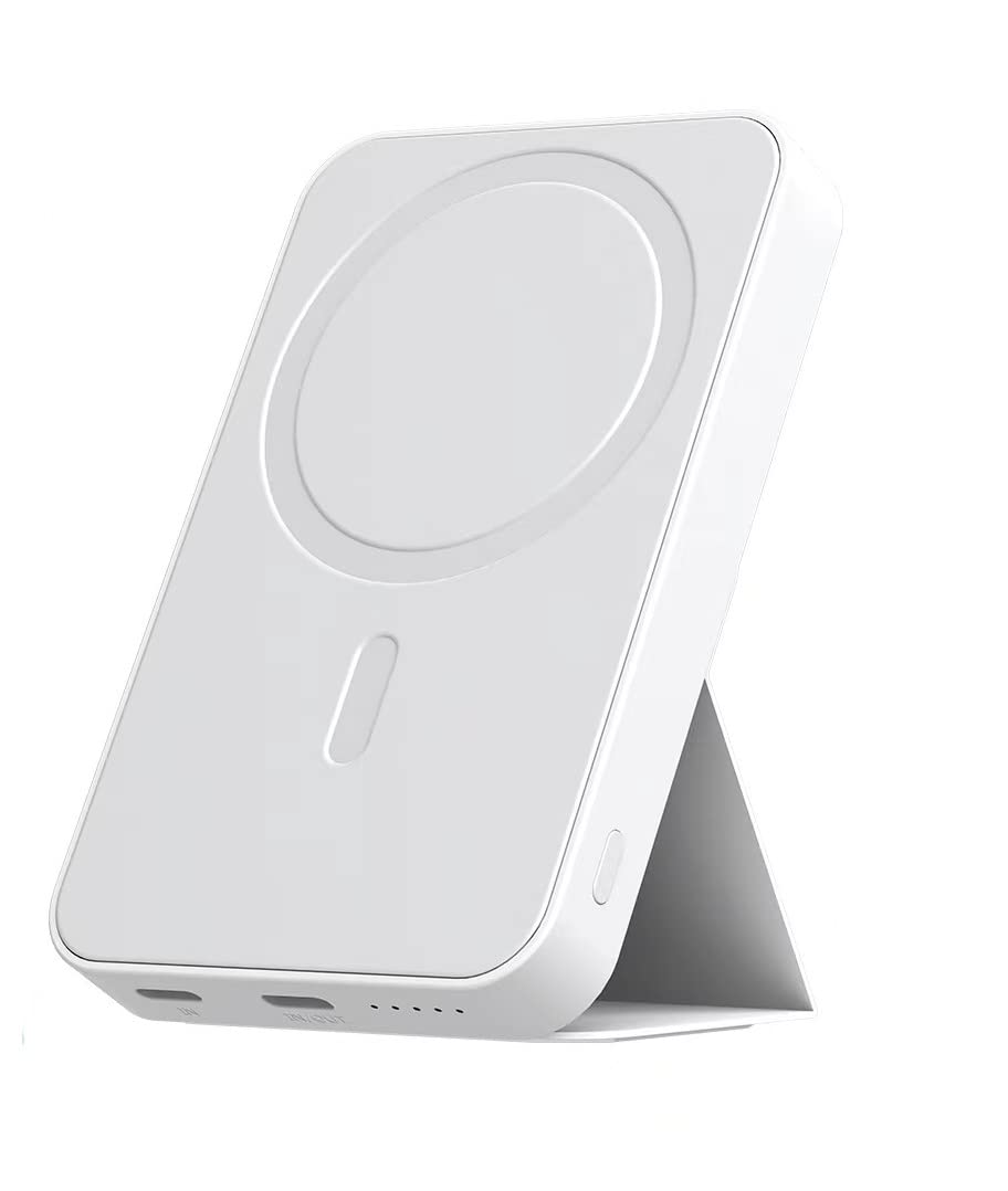 BGPWST 5000mAh Magnetic Portable Power Bank,3 IN 1 Magnetic Wireless ...