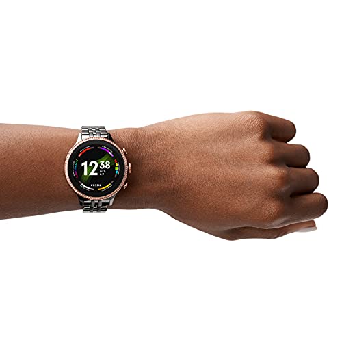 Fossil FTW6078 Women'S Gen 6 42Mm Stainless Steel Touchscreen Smart Watch thumb #4