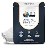 Baja Gold Mineral Sea Salt - Pure & Authentic Fine Grind Salt for Cooking & Baking | Natural Baja Salt for Culinary Uses | Great for Finishing Dishes | 1 lb. Resealable Bag, 300+ Servings