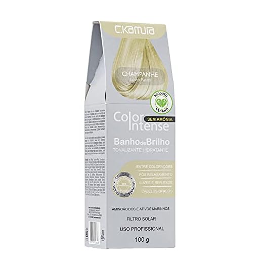 Tonalizante Hidratante Banho de Brilho Champanhe, C.Kamura, 100 Ml