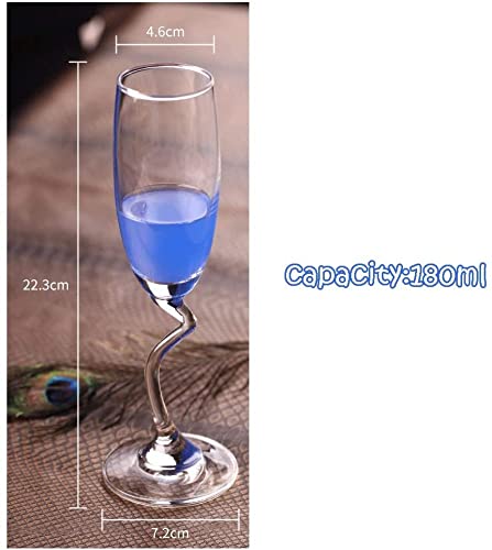 Whiskey Champagne Glasses Water Tumblers Glasses Cocktail Glass Drinking Glass Elegant Design Red Wine Glass Drinking Glass Glasses Goblets Juice Cups Reusable And Durable Wine Glass #TOP1