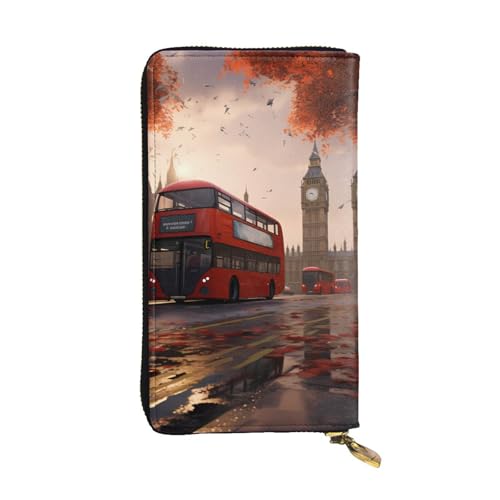 Leather Wallet - Stylish and Durable Wallet for Women with Multiple Compartments and Zipper Design London Picture