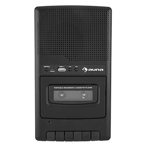 auna ClearTech cassetterecorder dictafoon met moderne techniek voor het