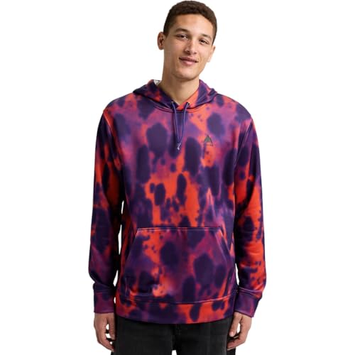 Image of Burton Men's Oak Pullover Hoodie - Technical Sweatshirt w /Quick-Drying Fleece & Thumbhole Cuffs