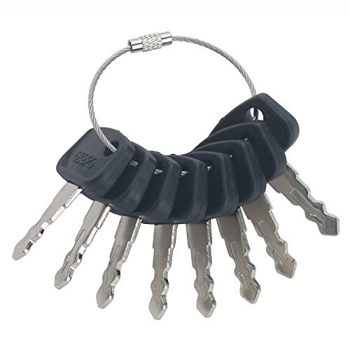 SMTHOME 8PCS Llave de Encendido 68920 Compatible con Kubota Tractor Cortacésped RTV400 RTV500 RTV900 RTV1140 y Zero Turn Mowers PL501-68920 RTV Llave de Encendido del vehículo