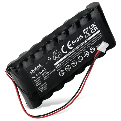 CELLONIC 1x Batterie pour Domotique/Smart Home Compatible avec Visonic Powermax Pro, GP180AAH8BMX - (2000mAh, 9.6V)