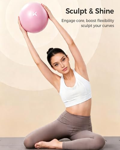 Image of KEEP Exercise Ball Anti-Burst - Thickened Yoga Ball Pilates Ball for Physical Therapy, Fitness Ball for Workout, Core Strength and Physical Therapy