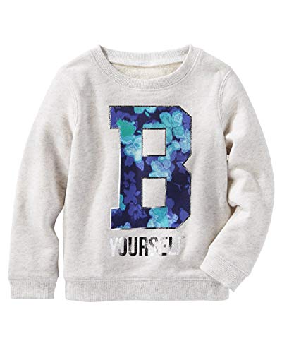 OSHKOSH B'GOSH Little Girls' B Yourself French Terry Pullover, 2T