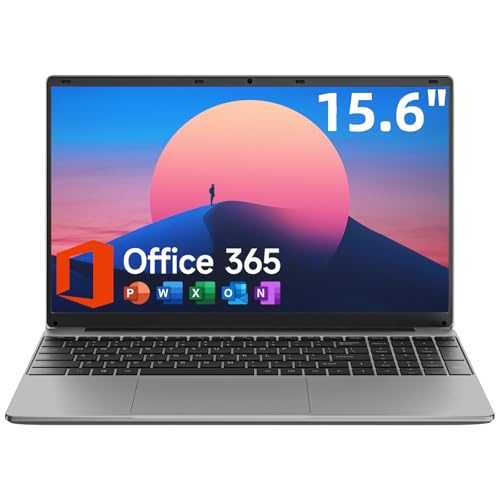 15.6 Inch Laptop with Office 365, 4GB RAM, 128GB Storage Expandable 1TB, 5205U Processor, HD...
