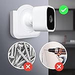 Blink Mini Camera Adhesive Wall Mount Bracket, Strong Adhesive Durable Camera Mount Stand for Blink Mini Indoor Camera, No Drill, No Screws (for Blink Mini-White) - Image 3