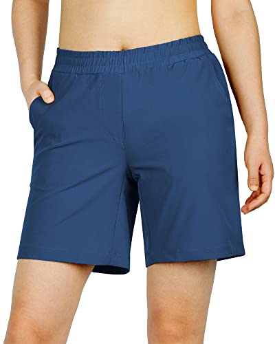 BOSSETY Damen Wander Shorts - Cargo Shorts Mit UPF50+ & Reißverschlusstaschen