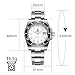 Imagen de ADDIESDIVE 41mm Reloj analógico de Cuarzo para Hombre 20 Bar Resistente al Agua Acero Inoxidable Reloj de Pulsera para Hombre Grande Luminoso Blanco