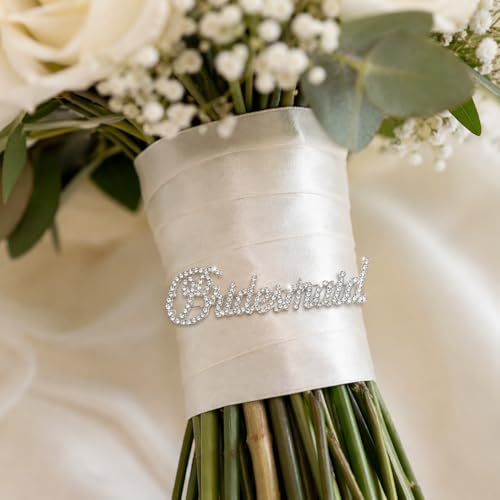 Image of Bridal Party Brooch Pins (Bridesmaid (Silver))