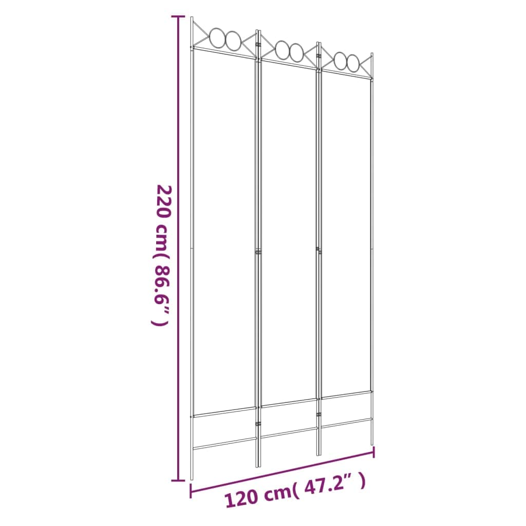 vidaXL Séparateur de chambre - Cloison de séparation 5 panneaux marron foncé paulownia massif