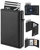 TEEHON Portafoglio Uomo Slim, Portacarte in Pelle con Protezione RFID, Porta Carte di Cred...