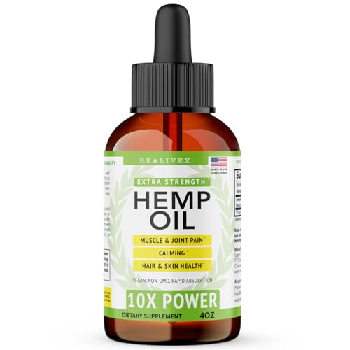 Super Natural Goods Hemp Oil - Maximum Strength Hemp Seed Oil for Relief & Relaxation - Vegan Sugar Free Additive Free - 4oz