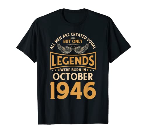 Las leyendas de cumpleaños nacieron en octubre de 1946. Camiseta