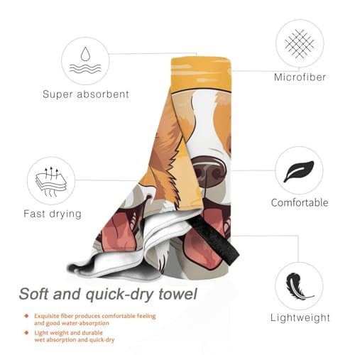 Serviette de plage en microfibre anti-sable pour ne plus ramener de sable chez vous