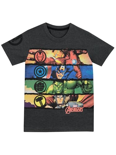 T-Shirt Marvel Garçon Avengers en coton pour enfant fan de super-héros
