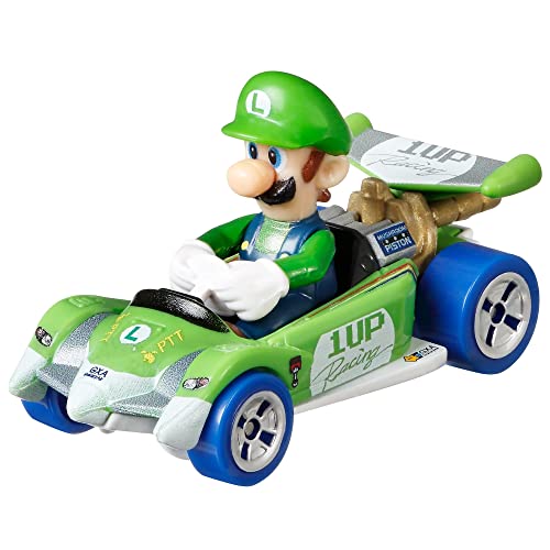 Hot Wheels Luigi Circuit Special Mario Kart 1:64 miniatura 1