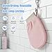 4 Pcs Exfoliating Glove Korean Exfoliating Mitt Body Exfoliator Glove Scrub Gloves Shower Gloves Dead Skin Remover for Body, Self-Tan Prep & Removal, Blue, Green, Black, Pink
