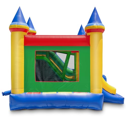 Cloud 9 Commercial Grade Castle Bounce House with Slide - 100% PVC 16' x 17' Bouncer - Inflatable Only - Image 8