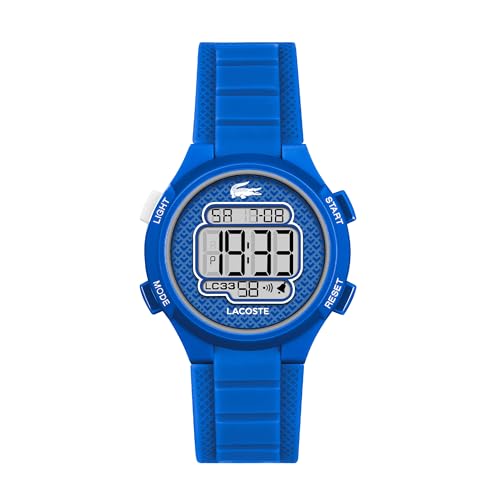 Lacoste Reloj Digital para Niños Colección LC33 con Correa de Silicona Azul - 2030066