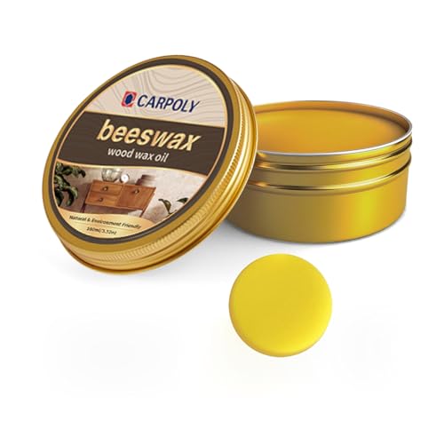 CARPOLY Non-Toxic Wood Wax for Furniture - 100% Natural Chalk
