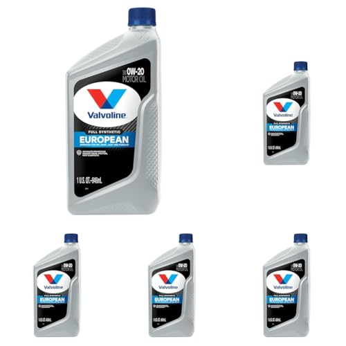Image of Valvoline European Vehicle Full Synthetic SAE 0W-20 Motor Oil 1 QT (Pack of 5)