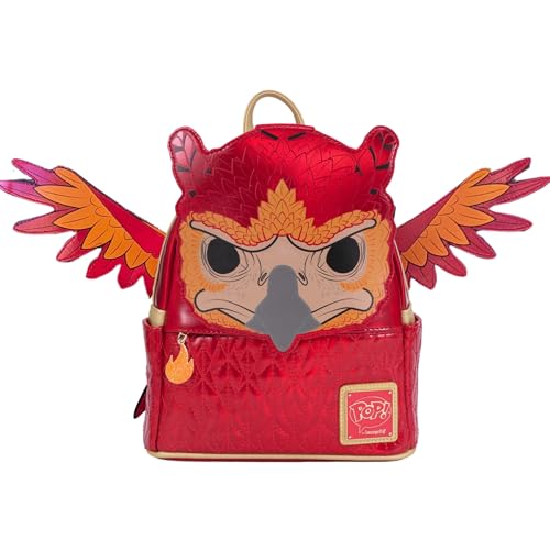 Image of Loungefly Pop! Harry Potter Fawkes Phoenix Cosplay Double Strap Shoulder Bag