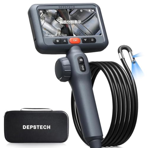 DEPSTECH 先端可動式ファイバースコープ 1080P Amazon.co.jp: 【デュアルレンズ】 DEPSTECH 先端可動式 ファイバー