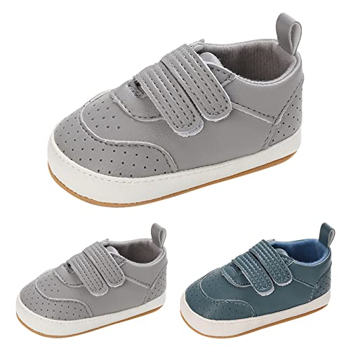 Spring and Summer Children Baby Toddler Shoes Boys and Girls Casual Shoes Flat Bottom Light Breathable Comfortable Solid Color Hook Loop Toddler Shoes Size 93