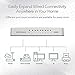 NETGEAR 8-Port Gigabit Ethernet Unmanaged Switch (GS208) - Desktop, Ethernet Splitter, Silent Operation, Plug-and-Play