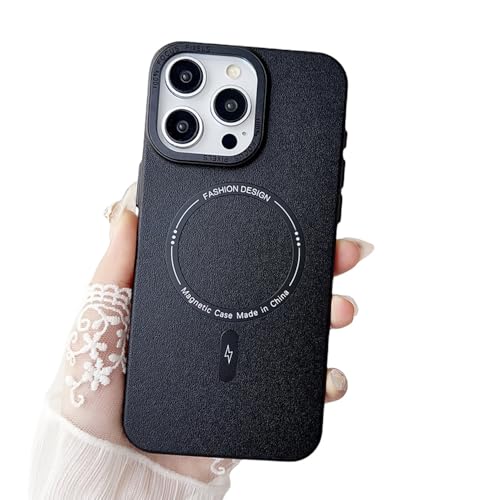 Coque iPhone 15 Pro antichoc noire et magnétique pour protection et charge sans fil au quotidien