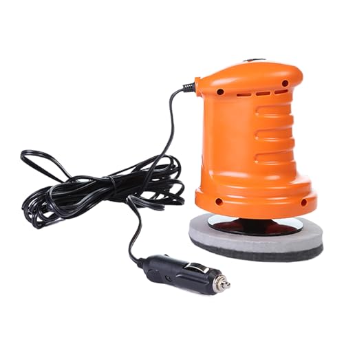 Pulidor Y Abrillantador Para Coches - 12.5x12.5x17.5cm Máquina De Depilación Con Coche | Pulidora Para Automóvil 12V | Pulidor De Superficies Coche Taller Metal Muebles Mármol Garaje Hogar | Pulidora