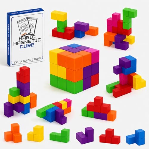 Cubo Magnético Para Niños, Cubo Soma Magnético, Bloques de Construcción Magnéticos