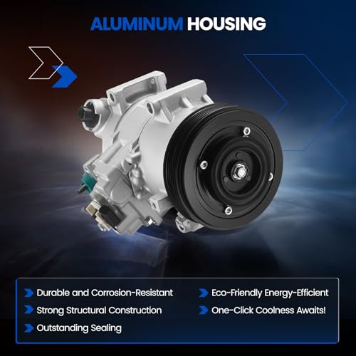 SYKRSS 198354 Air Conditioning A/C Compressor with Clutch Compatible with Kia Soul 2012-2013 L4 2.0L, Compatible with Hyundai Elantra 2013 L4 1.8L by SYKRSS - Image 3