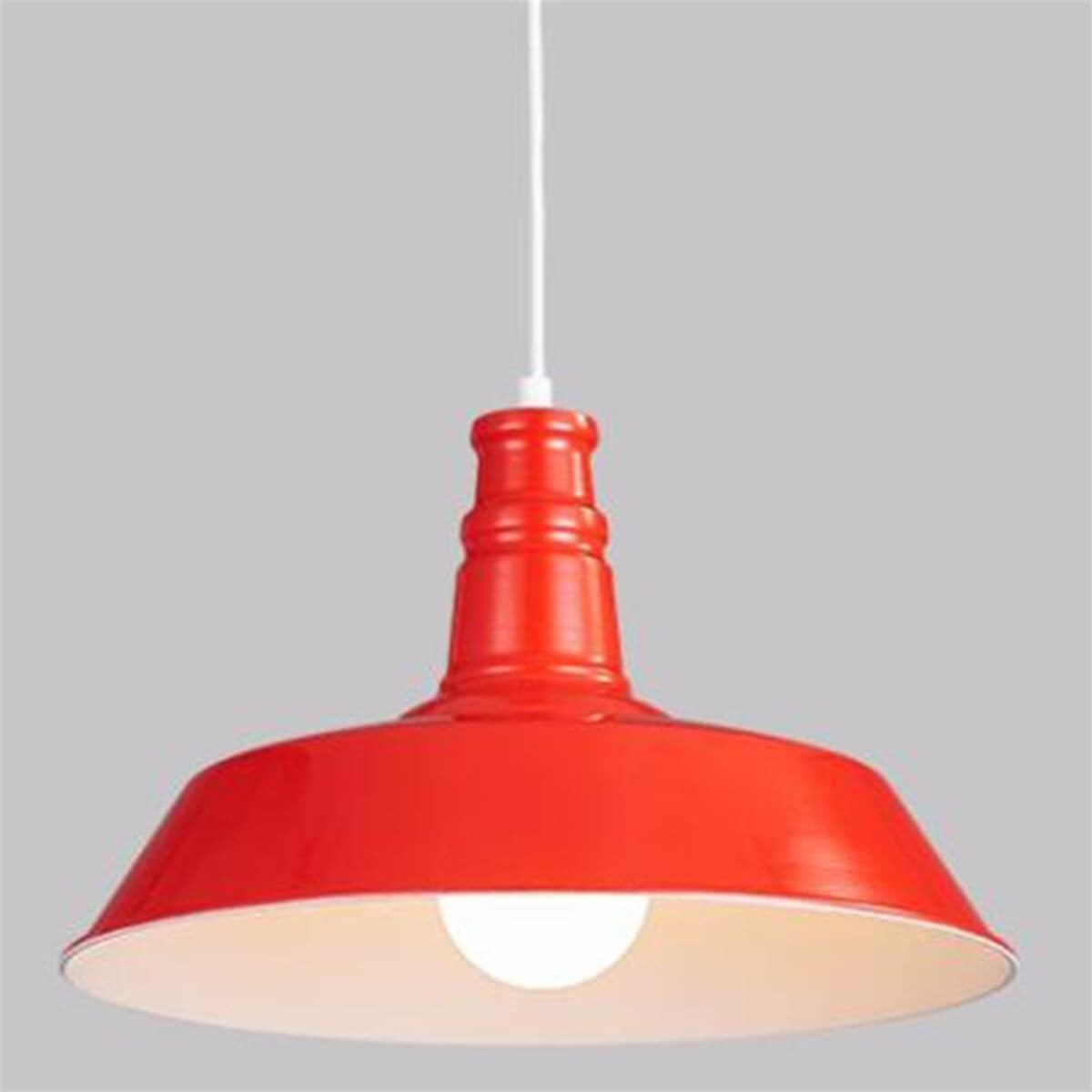 FZQSXAZU Pendant Light Ceiling Shade Farmhouse Retro Industrial Lamp Color Nordic Indoor Dining Room Barn Bar Hallway Chandeliers Café Decorative