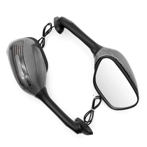 Espejo retrovisor de motocicleta Suzuki GSXR 1000 2007 K7 K8 negro