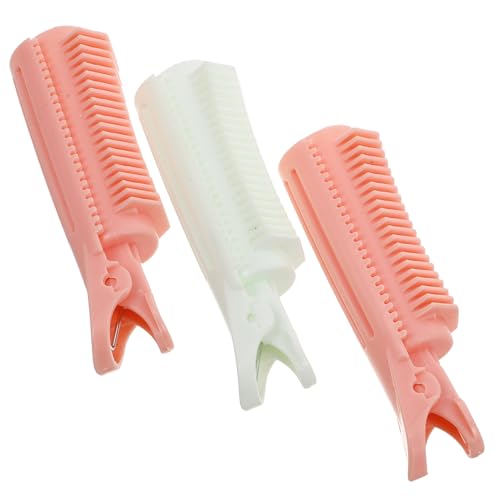 PartyKindom 3pcs Heatless Curler Set for Long Hair Root Lifting Hair Clips for Bangs for Neat Styles