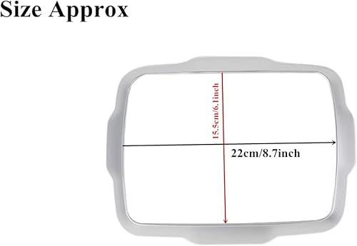 Miniatura 3 de YOCTM Accesorios de interior para Jeep Renegade 2018 2019 2020 2021 2022 Central Contral Navigation GPS Calcomanías interiores decorativas (plata)