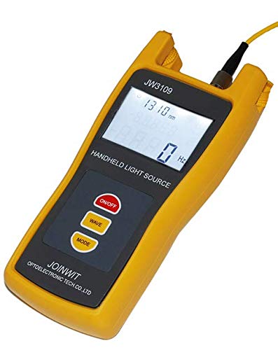 MeterTo LCD Handheld Optical Light Source JW3109 Wavelength 1310/1550nm -7dBm for LD, 20dBm for LED 