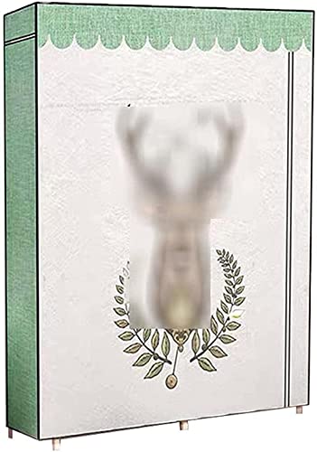Armario portátil de tela con cremallera plegable armario telescópico perchero para ropa (color: D Tamaño: 160 95 45 cm) (C 160 x 95 x 45 cm)